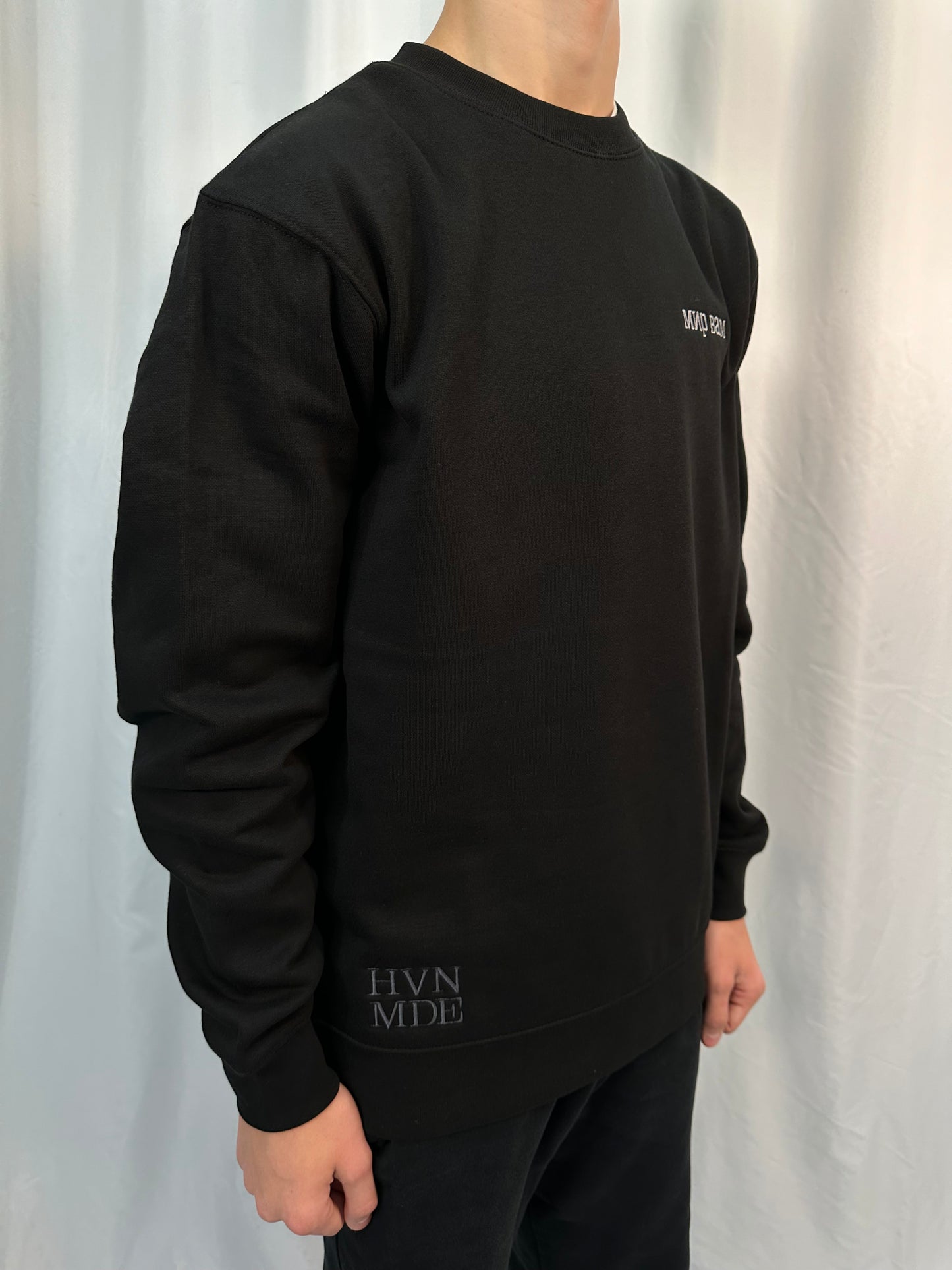 Мir Vam Black Crewneck Limited Addition.