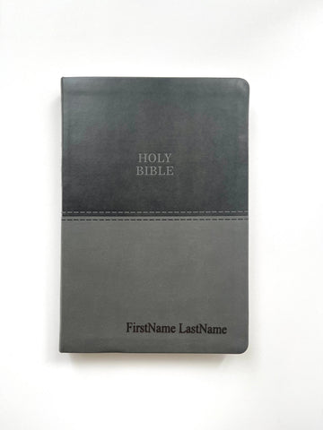 Custom Engraved KJV Bible: Personalized Religious Gift