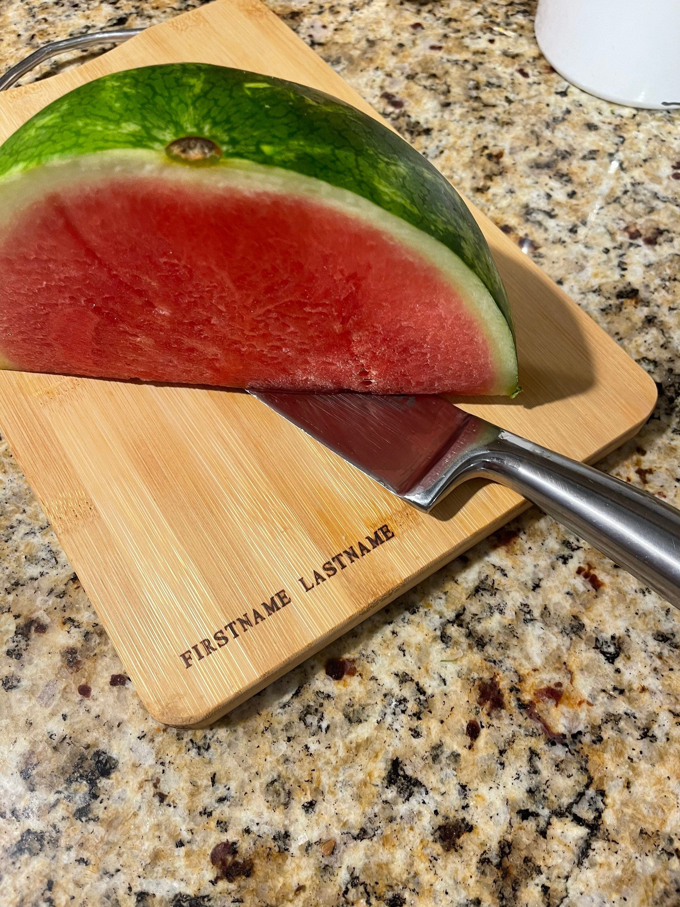 Personalized Bamboo Cutting Board, Custom Engraved Gift