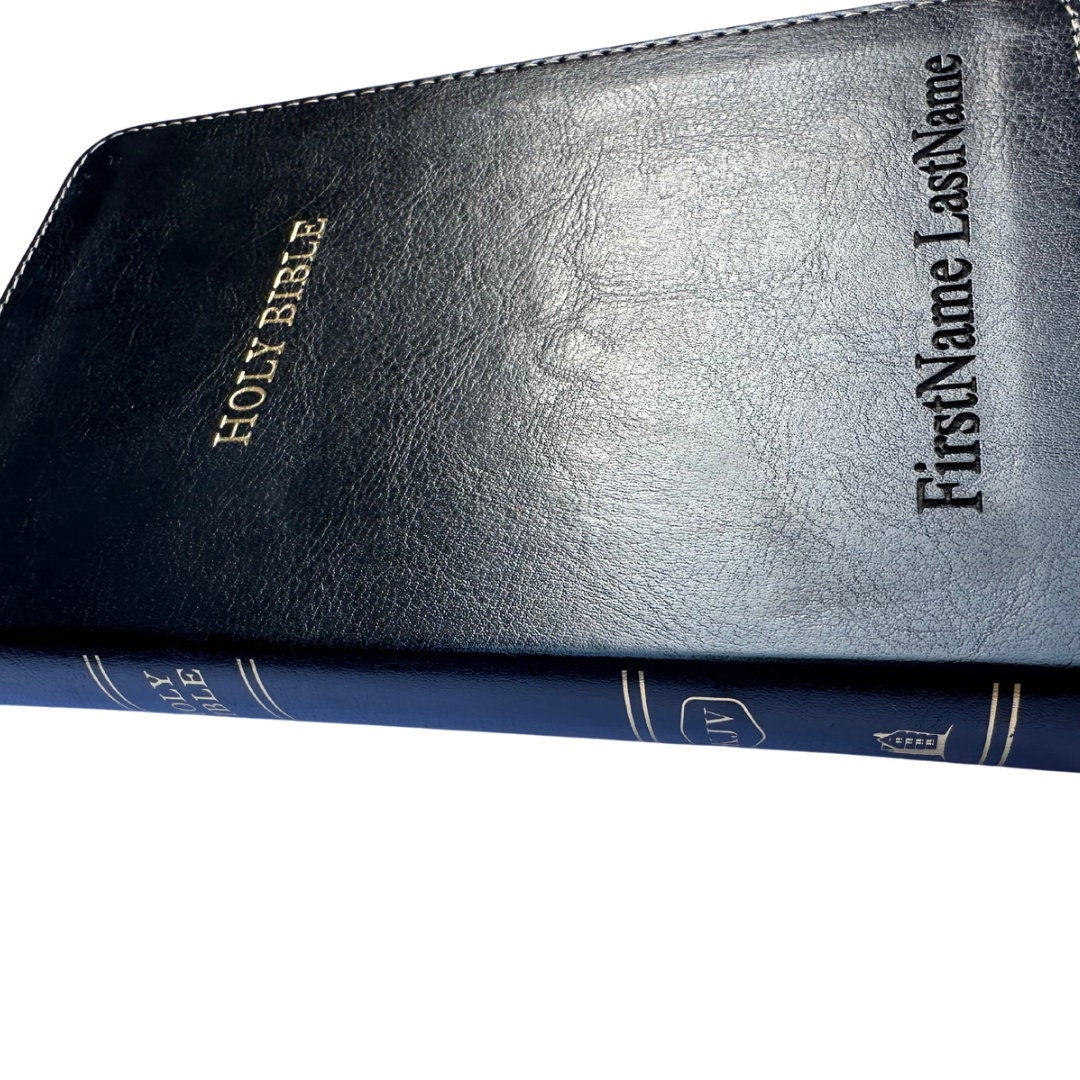 Engraved KJV Compact Bible, Personalized Religious Gift