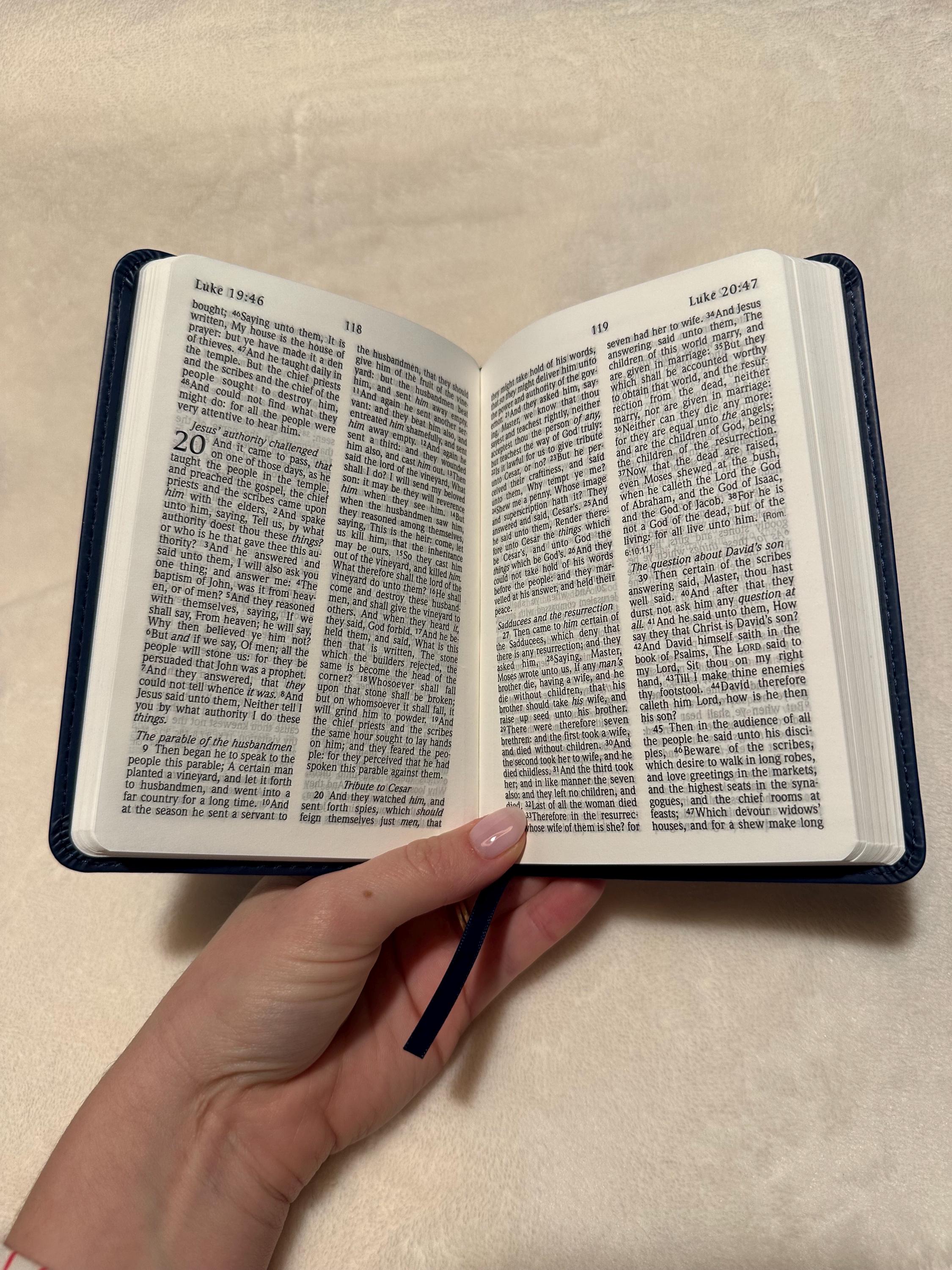 Personalized KJV New Testament Bible, Compact Engraved Gift