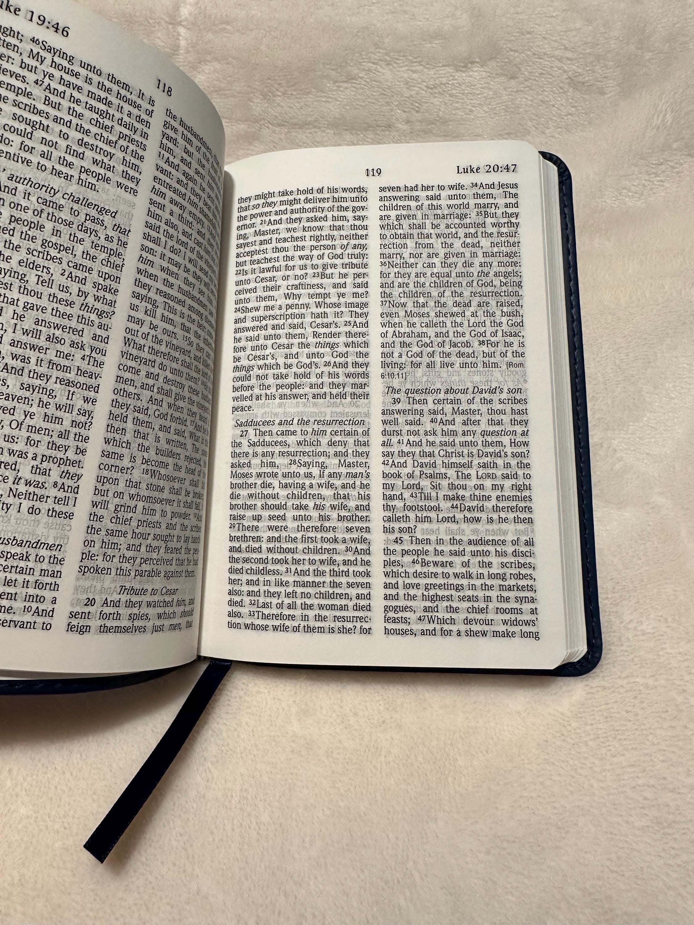 Personalized KJV New Testament Bible, Compact Engraved Gift