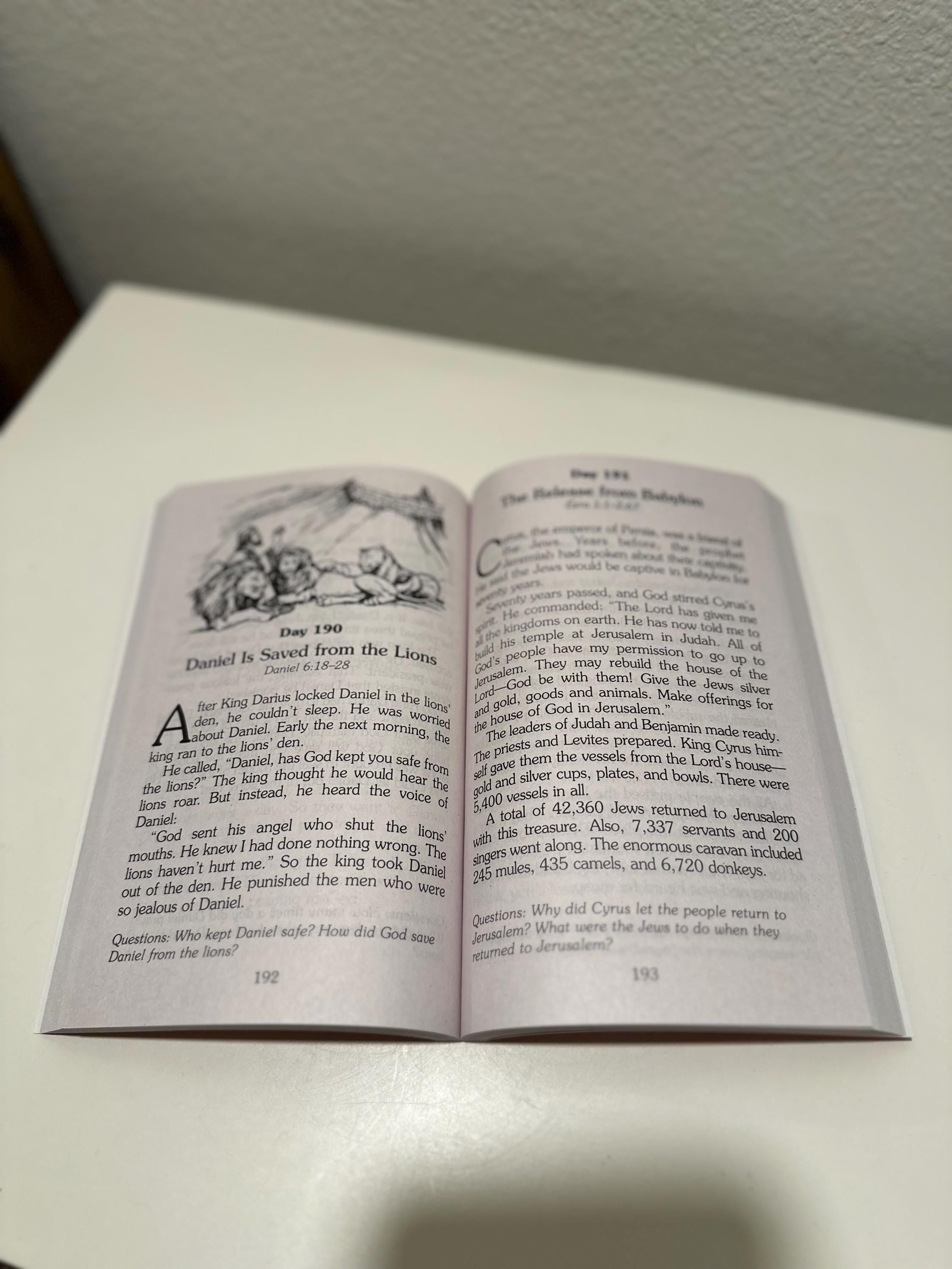 Illustrated Children's Bible, 365 Bedtime Stories
