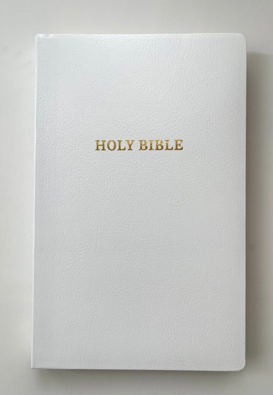 KJV white Holy Bible