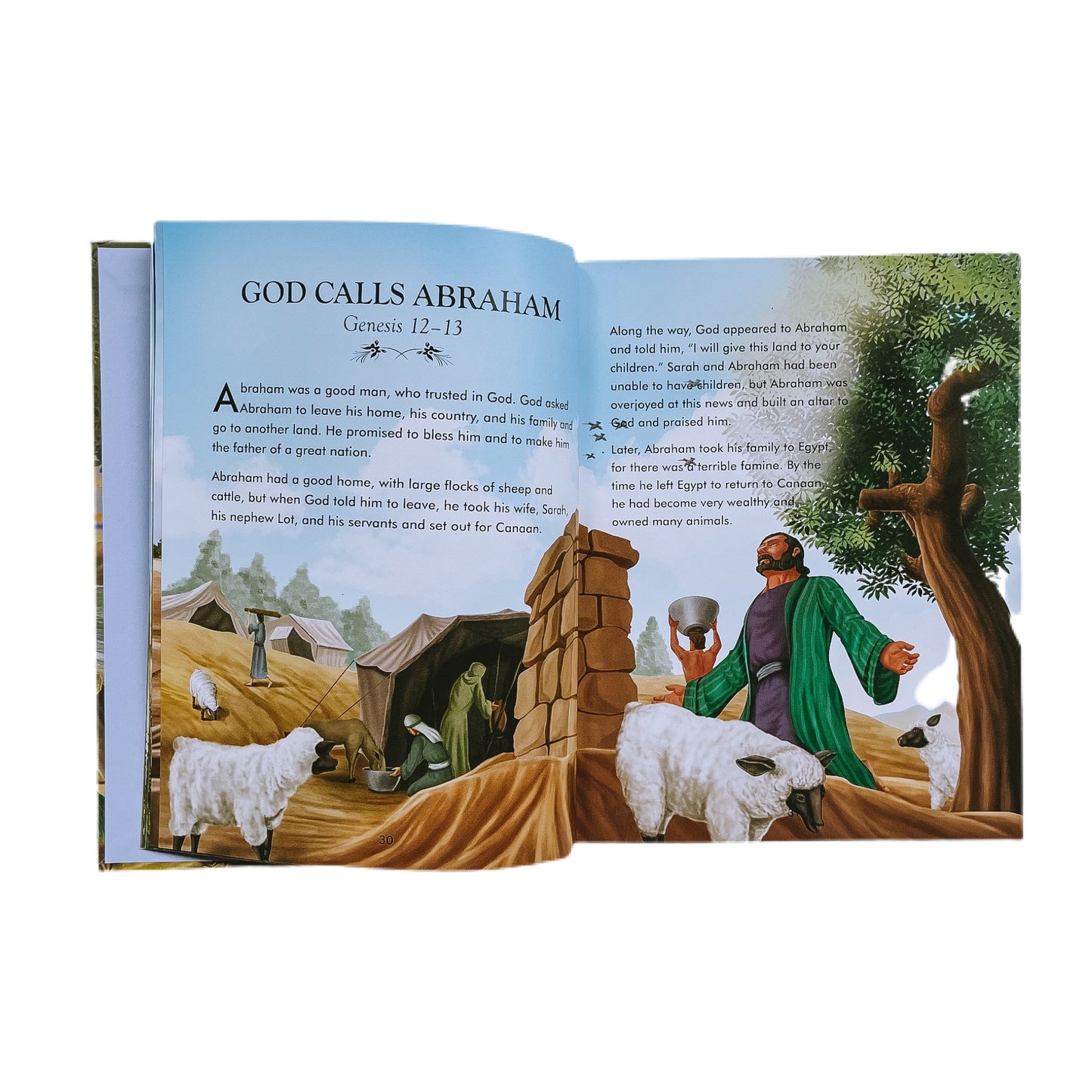 Illustrated Children's Bible,Gift for baptisms christenings birthdays, teaching bible, picture bible, Spanish Bible, Biblia.