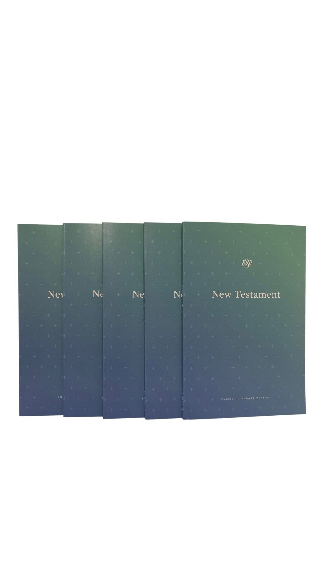 Set of 5 English Standard Version New Testament ONLY,perfect for evangelizing , Evangelists Bible / ESV Cheap Bible / Thin Bible