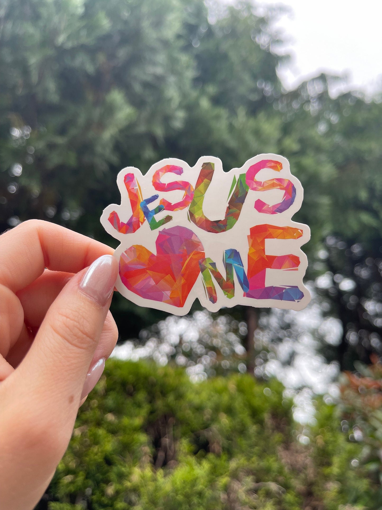 Jesus loves me sticker, Faith based stickers, christian stickers, love stickers, bible verse stickers