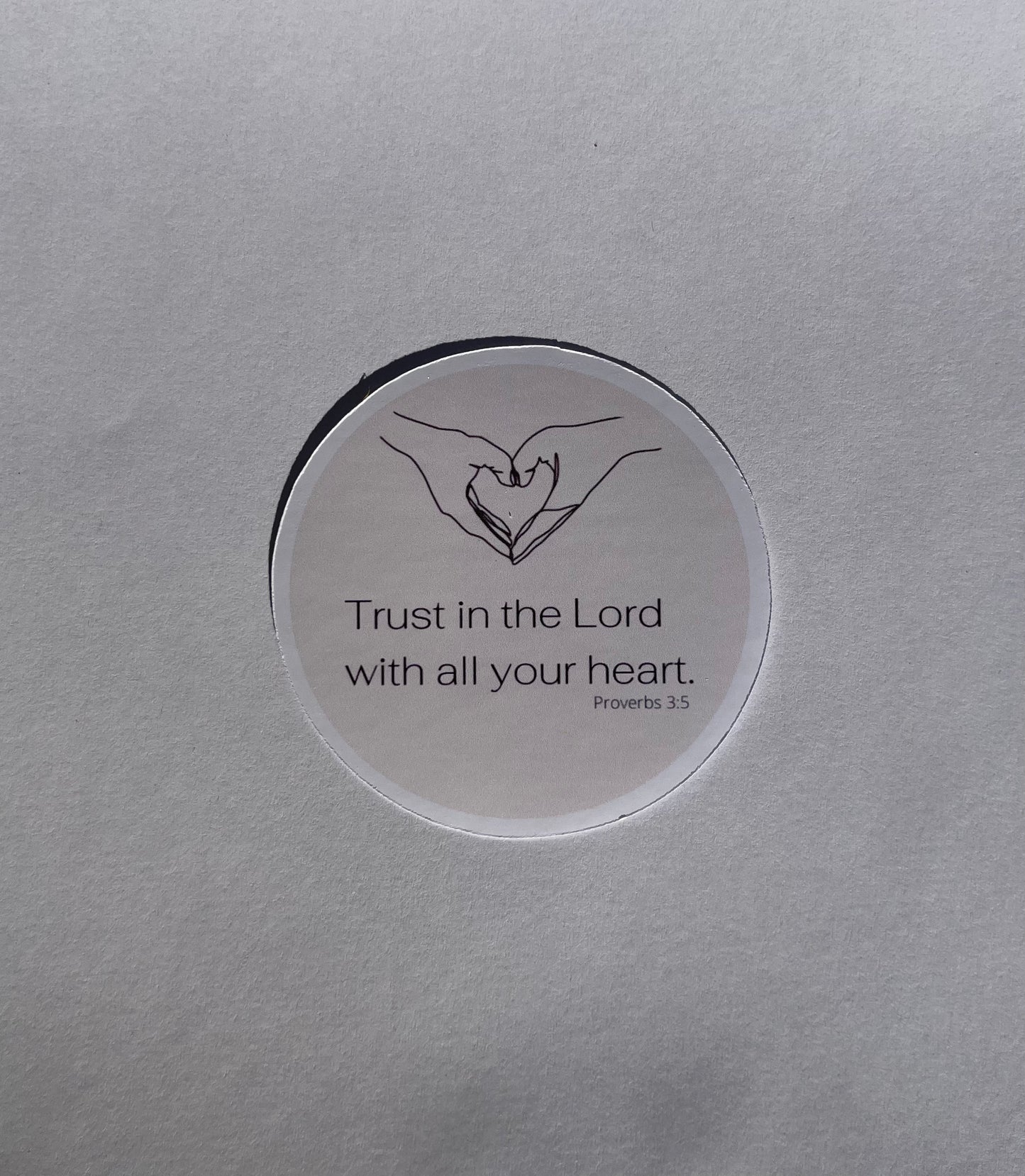 Trust in the Lord sticker