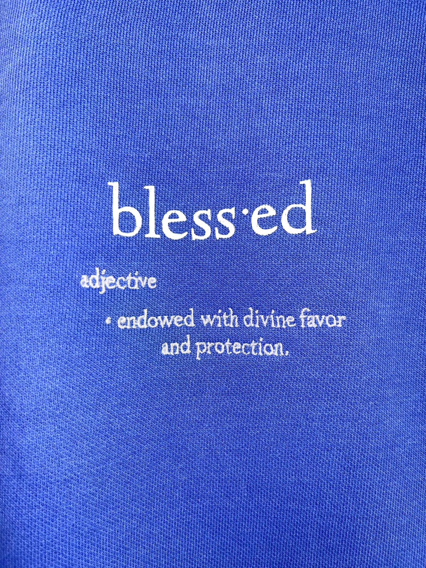 Blessed Blue  Crewneck